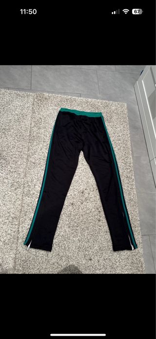 Pantalón Adidas - Negro y Verde