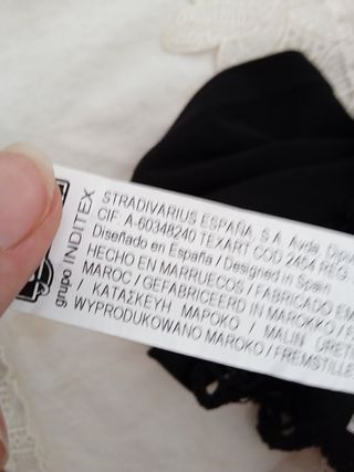 Vestido floral azul - sin tirantes