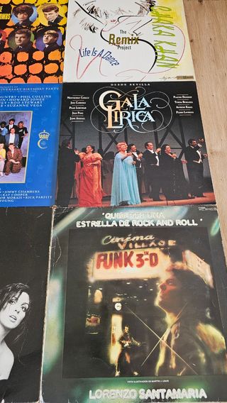 9 LPs Variados - Pop Rock