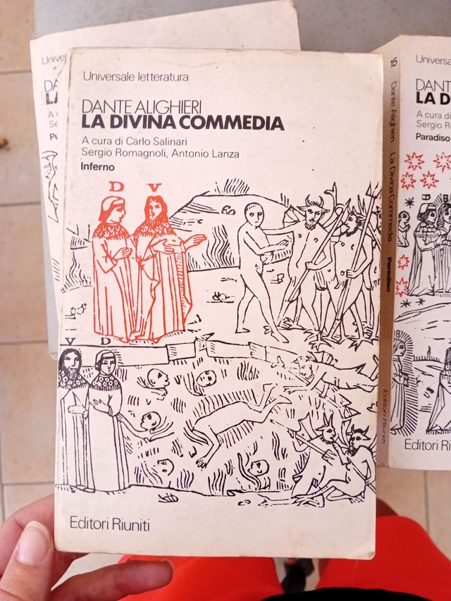 Raccolta 3 volumi Divina Commedia
