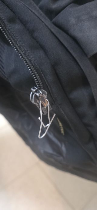 Chaqueta moto larga hombre