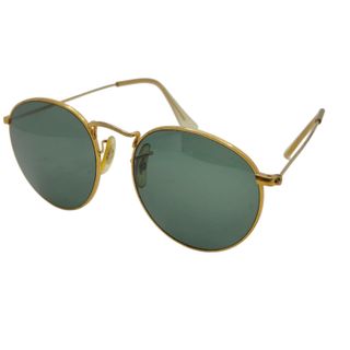 GAFAS SOL RAYBAN B&L ROUND METAL DORADAS 47/21 (VINTAGE, MADE IN USA)