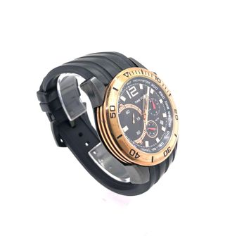 RELOJ DE CABALLERO TIME FORCE TF3145M ACERO 45 MM, ESFERA NEGRA, WR 10 ATM