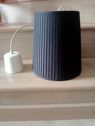 Lámpara techo negra - sencilla