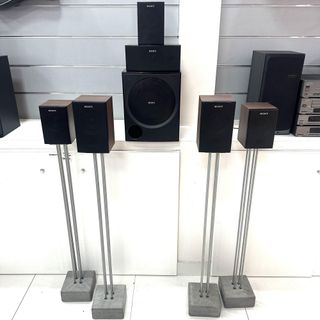 PACK DE 6 ALTAVOCES Y SUBWOOFER SONY SS-SRP890 CON SOPORTE