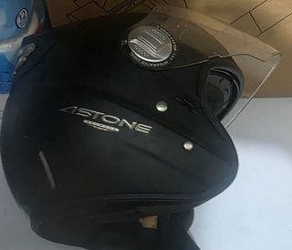 Casco moto Aston - Negro Talla L
