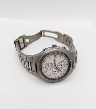 RELOJ CITIZEN TITANIUM 0510 ESFERA BLANCA CORREA METALICA