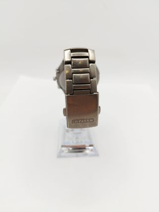RELOJ CITIZEN TITANIUM 0510 ESFERA BLANCA CORREA METALICA