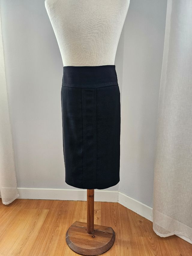 Falda negra mujer curvie T.48