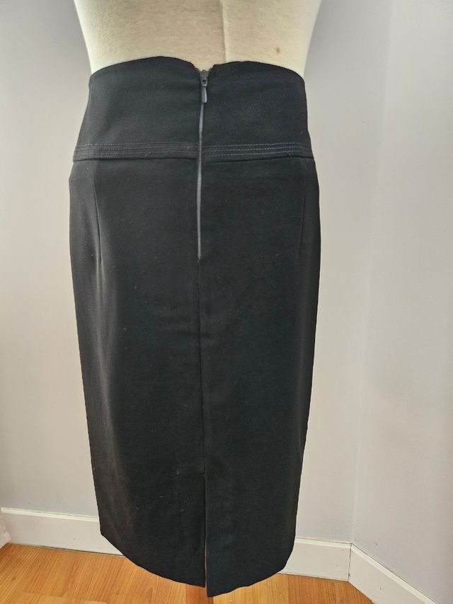 Falda negra mujer curvie T.48