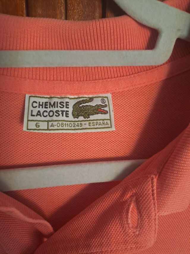 Polo Lacoste rosa