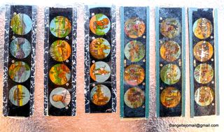 Linterna mágica: 8 placas vintage