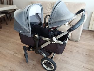Bugaboo Donkey Gemelar Gris