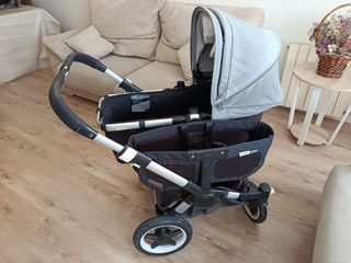 Bugaboo Donkey Gemelar Gris