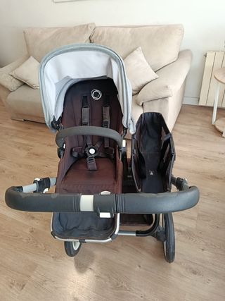 Bugaboo Donkey Gemelar Gris