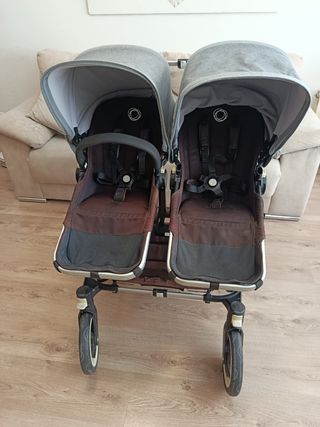 Bugaboo Donkey Gemelar Gris