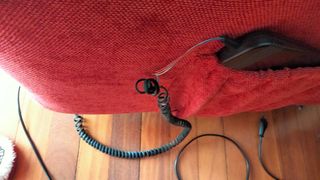 Butaca relax eléctrica roja