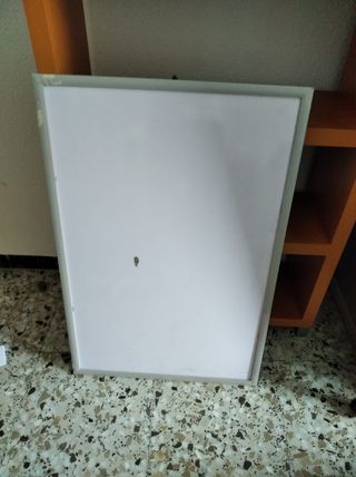 Pizarra blanca 60x90cm - Gris/Blanca