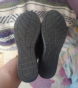 Sandalias negras piel T.39