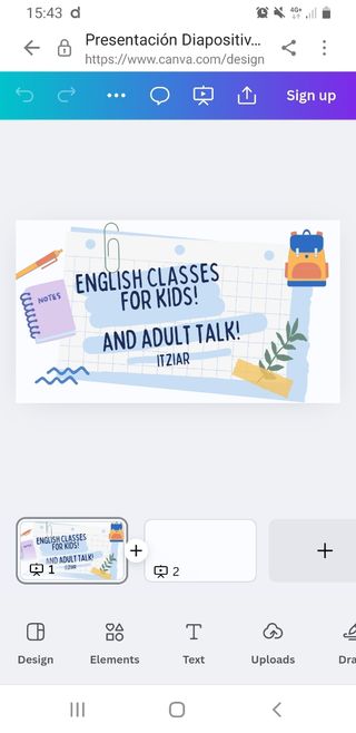Hello, I'm Itziar, your English teacher!