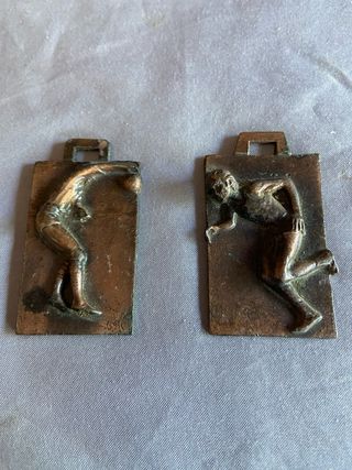 Medaglie bronzo sport vintage (2)