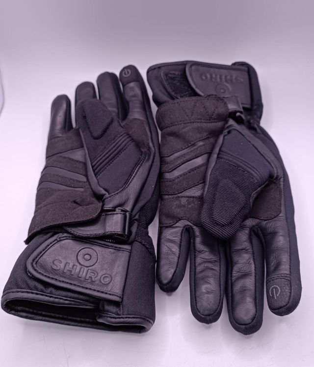 GUANTES MOTO SHIRO  COURSE ROAD NEGROS TALLA M * A ESTRENAR*
