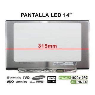 Pantalla LED 14" portatil Innolux HP ORIGINAL