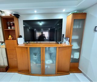 Mueble TV salón madera