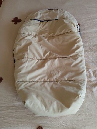 Saco silla paseo bebé beige