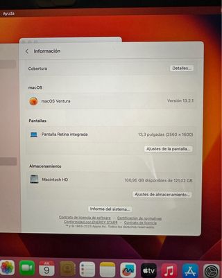 MacBook Air 13" Retina (2018) i5 con caja original