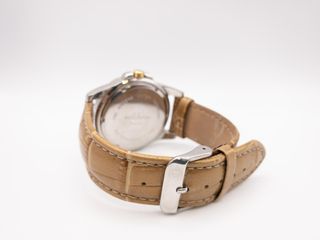 RELOJ PAUL VERSAN PV4424 CORREA PIEL MARRON - ESFERA AZUL