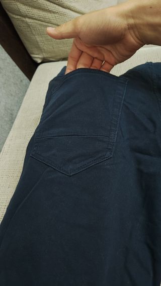 Pantalones chinos azul marino hombre