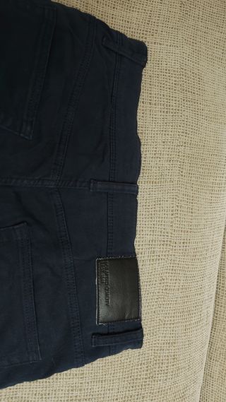 Pantalones chinos azul marino hombre
