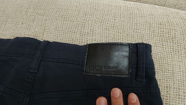 Pantalones chinos azul marino hombre