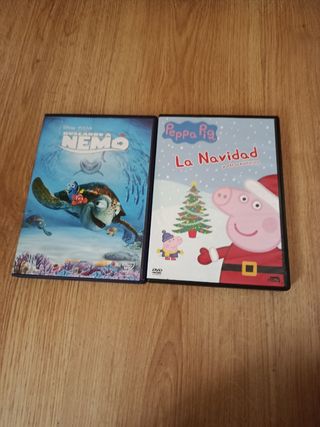 DVDs infantiles: Buscando a Nemo & Peppa Pig