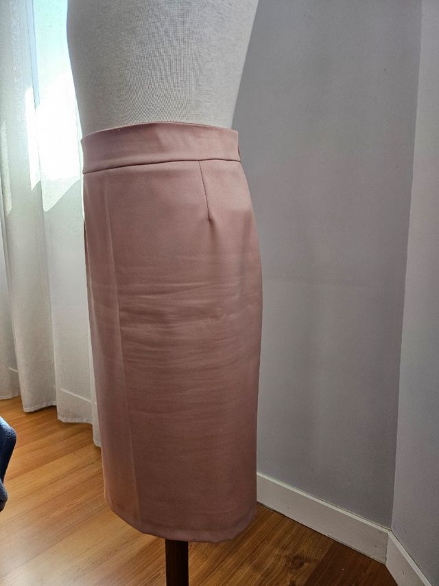 Falda rosa mujer talla 48