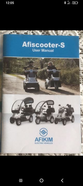 Scooter eléctrico movilidad reducida