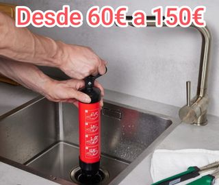 Desatascador fregadero - 60€-150€