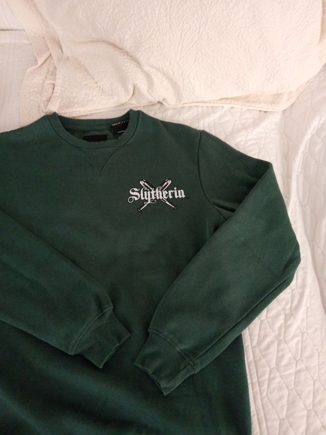 Sudadera Slytherin Verde Oscuro