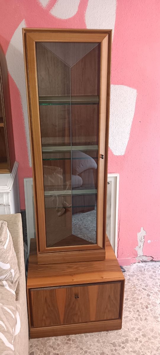 Vitrina madera cristal vintage