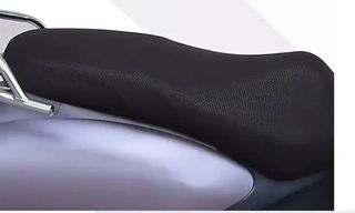 Funda asiento moto rejilla negra