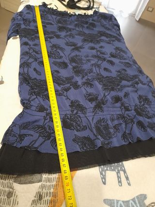 Blusa blu stampa floreale Ovs m