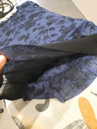 Blusa blu stampa floreale Ovs m