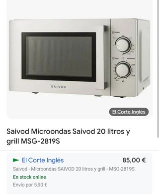 Microondas Saivod - Como nuevo