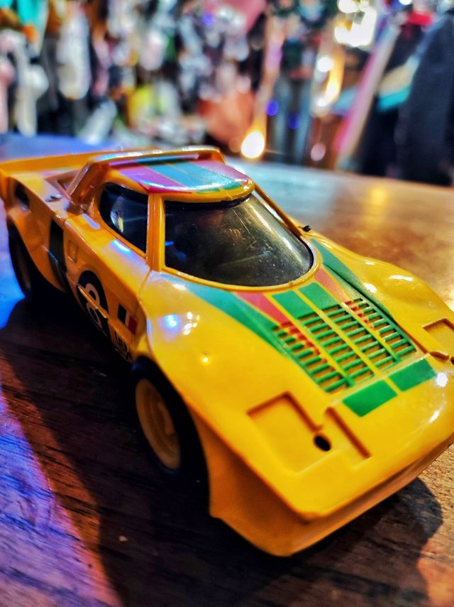 Scalextric Exin Lancia Stratos amarillo 
REF: 4055