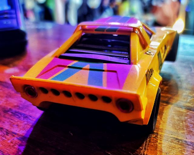 Scalextric Exin Lancia Stratos amarillo 
REF: 4055