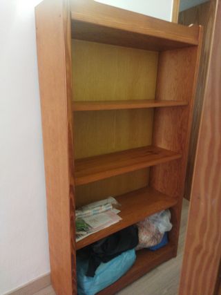 Estantería madera pino - 4 baldas