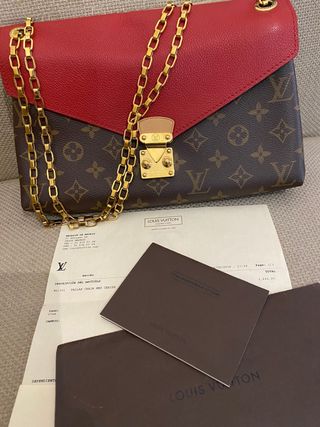 Bolso Louis Vuitton Pallas Monogram factura autent