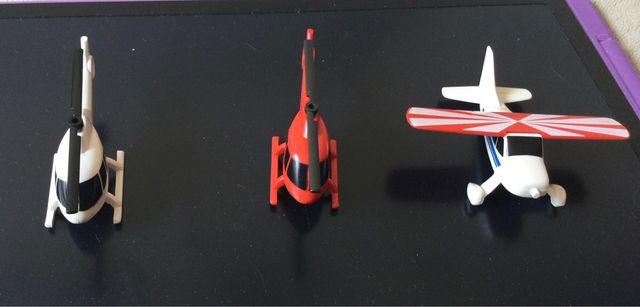 Helicópteros y avioneta de juguete micro tente