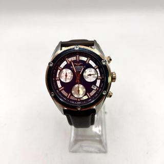 RELOJ DE PULSERA SANDOZ 81511-309/500 CORREA CUERO CON DOCUMENTACION